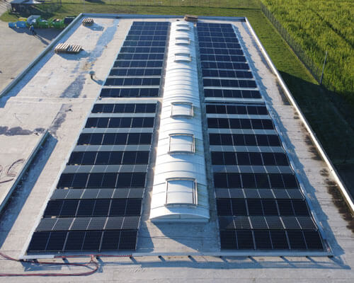 Referenzbild Hallendach Bremer Trockenbau in Molbergen