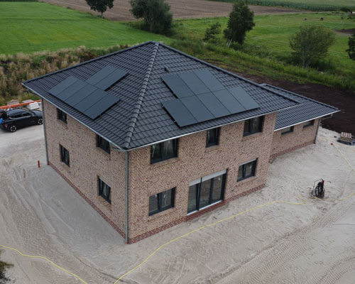 Referenzbild PV-Anlage Einfamilienhaus Edewecht